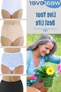 Women wearing Depends panties