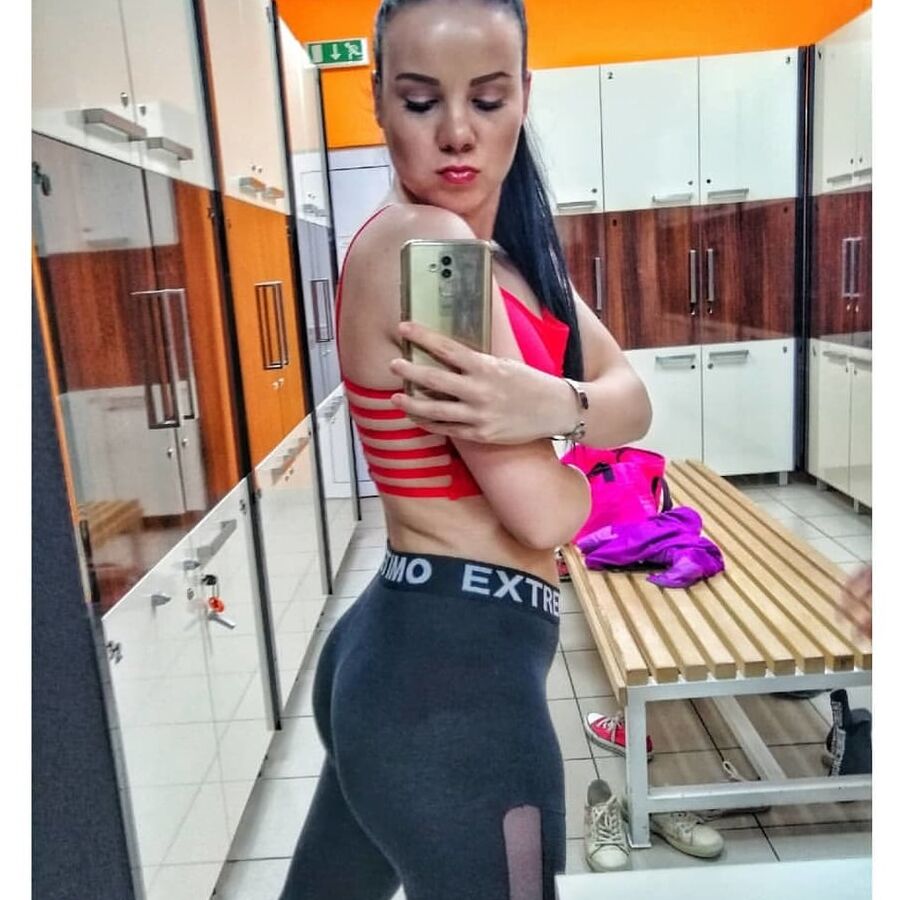 Serbian slut fitnes girl beautiful ass Aleksandra Bogdanovic