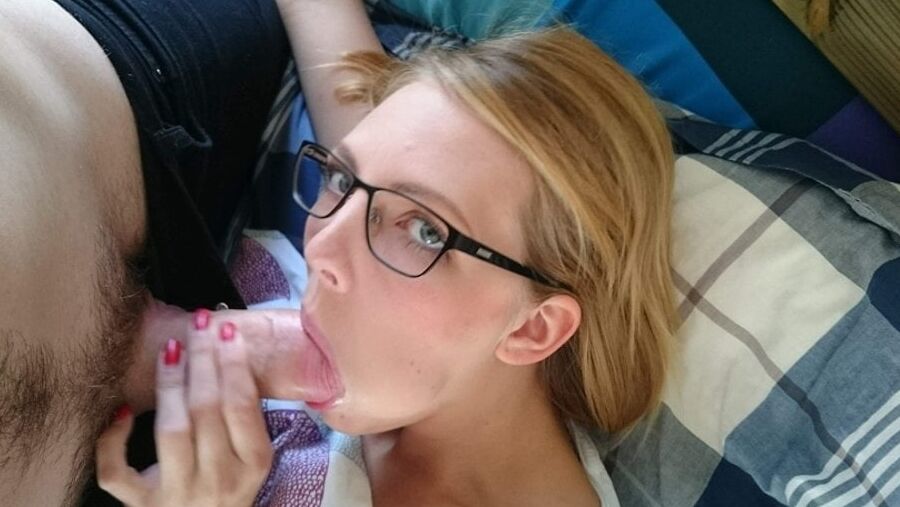 Girls With Glasses Sucking Cock