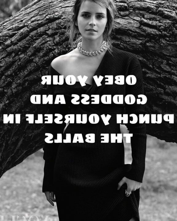 Celeb Femdom Captions sissy, CEI, CBT (taken from tumblr)