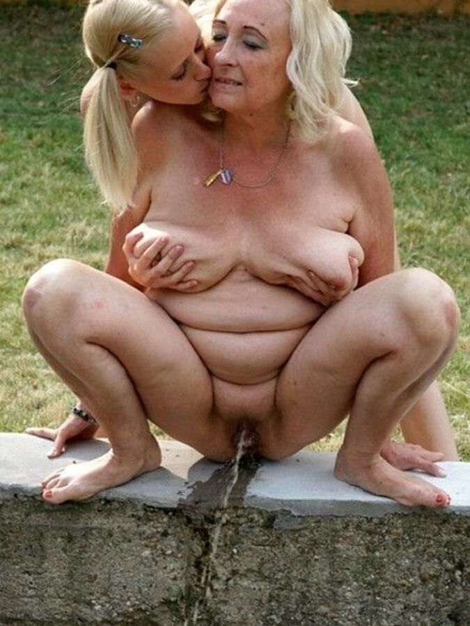 Pissing granny whores