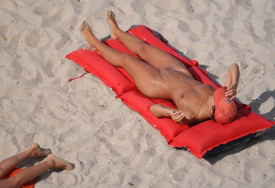 Tiny Tittied Beauties on the Beach