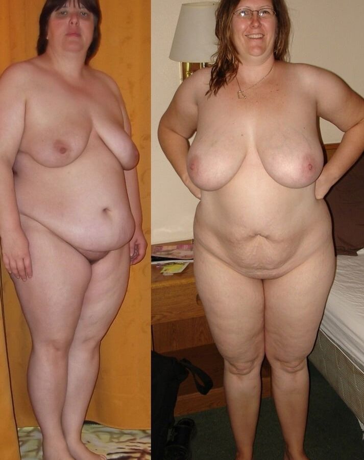 Expose horny fat Sluts Sabsi and Jackie