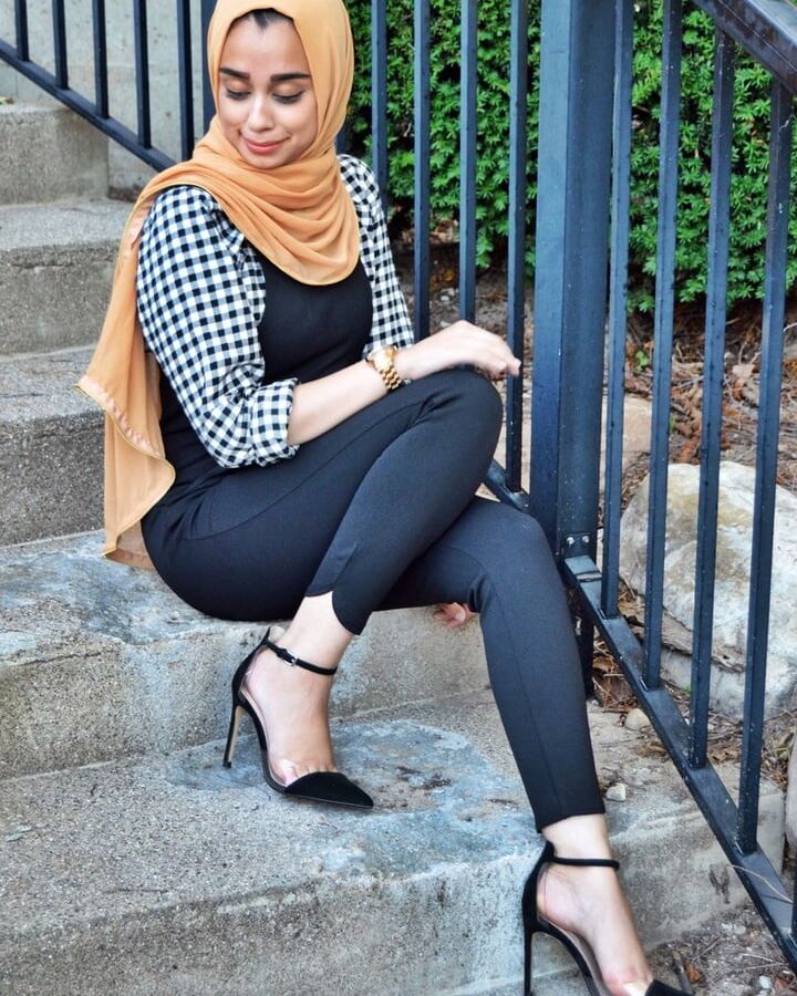 Turbanli Seksi Bacak coraplar turban hijab dolgun dul evli