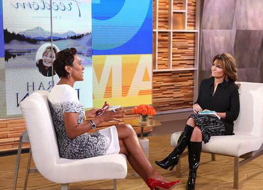 Female Celebrity Boots &amp; Leather - Sarah Palin