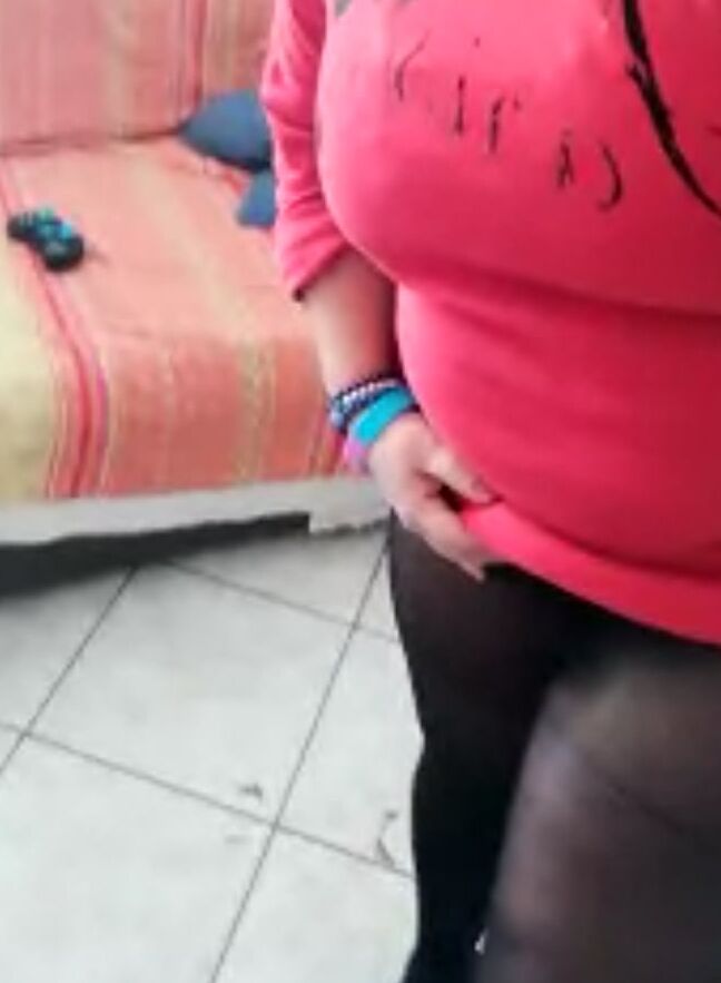 Mature and granny in black stockings