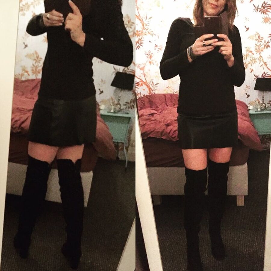 Female Celebrity Boots &amp; Leather - Helen Van Royen