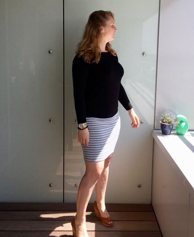 A fully clothed and sexy