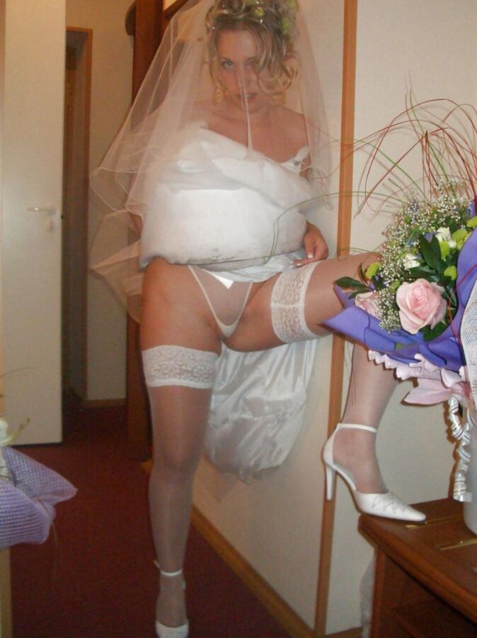 Tied-Up Slutty Bride