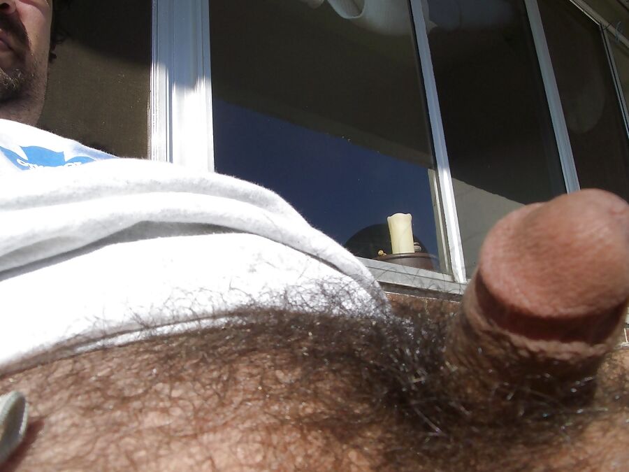 Milf getting some sun