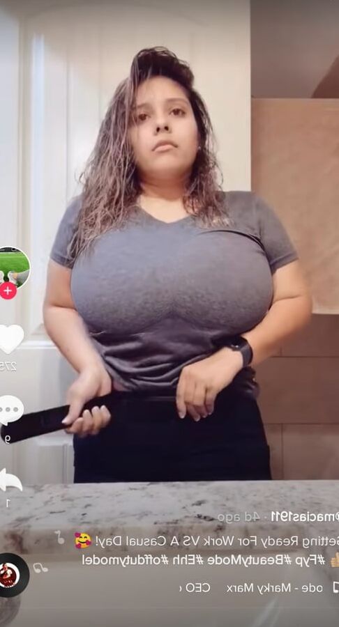 Tik Tok Cop with huge tits!