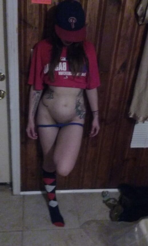 Kennedy saggy wrinkled empty floppy hanging tits tatoo pt