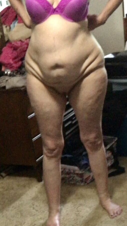 Rose after shower getting dressed