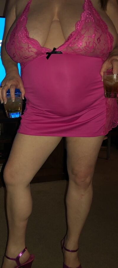Pink. Inside and out