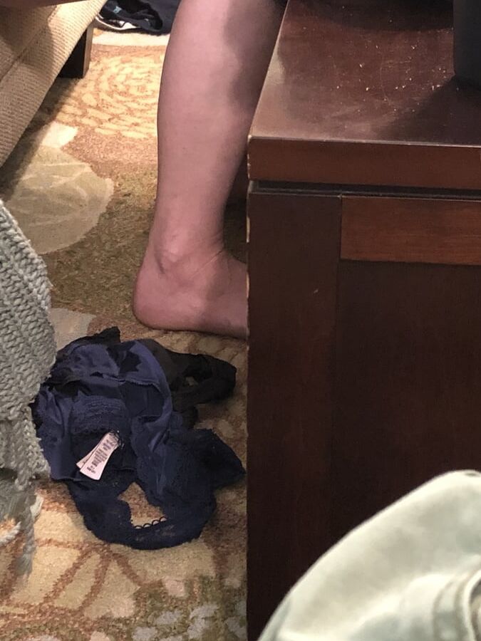 Her PJs, dress, panties and bra