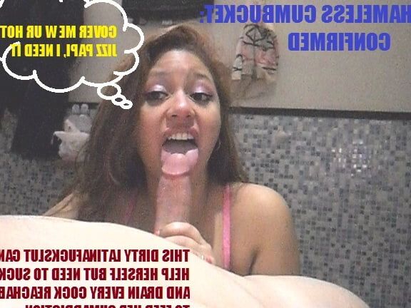 Captioned: Dirty LatinaMILF wants u to see this
