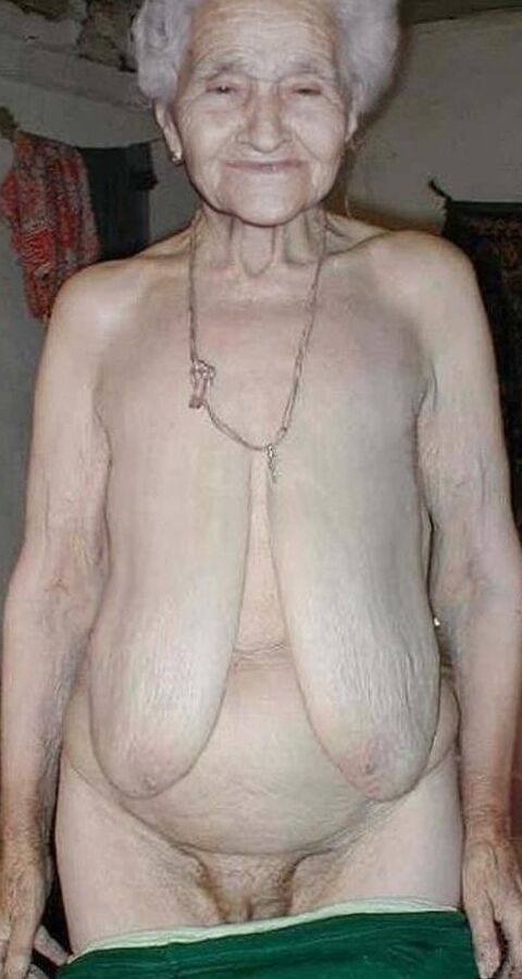 saggy udders of old whores