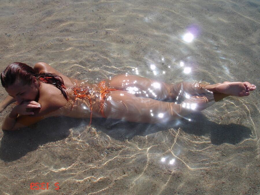 Sexy GF enjoying vacation
