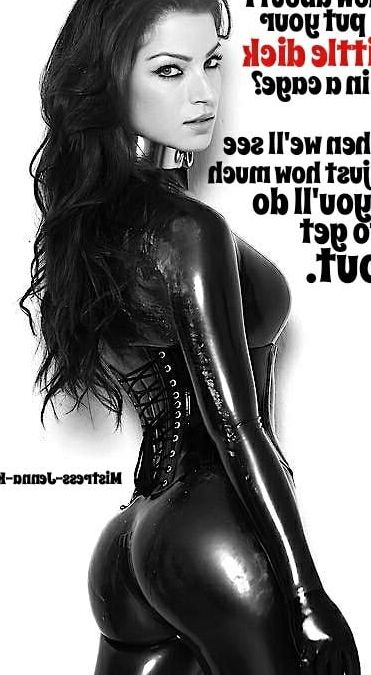 chastity captions