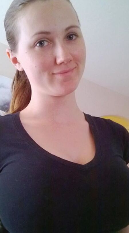 Nerdy Big tit bitch