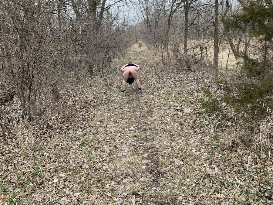 Sexy BBW Outdoor Pussy