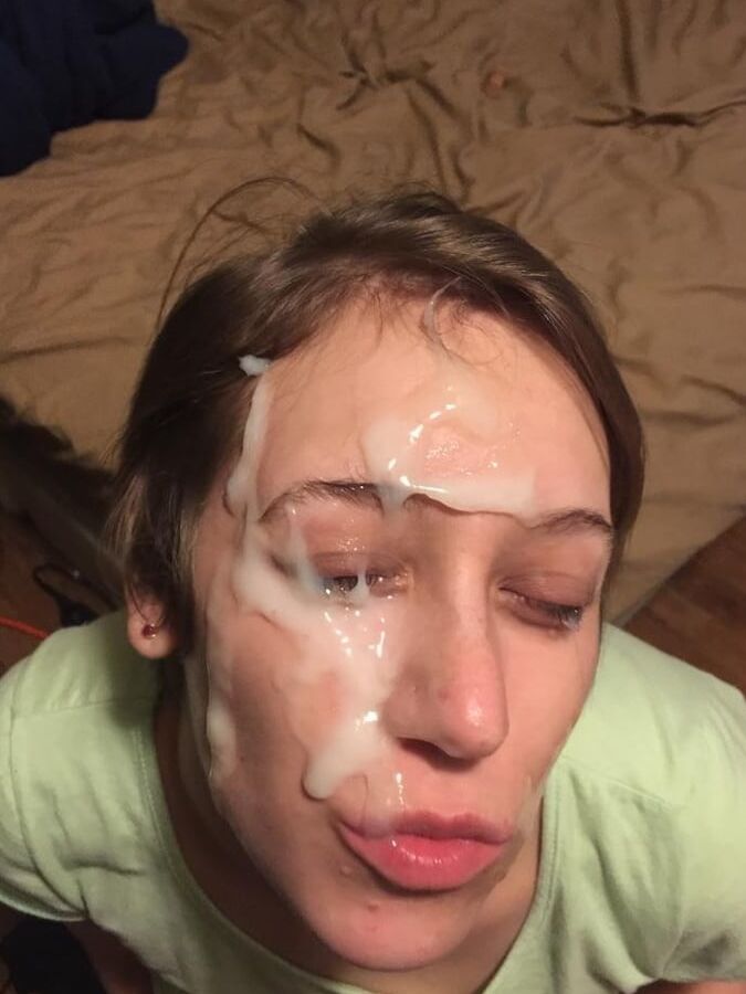 Sperma im Gesicht