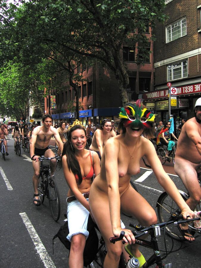 WNBR London mask rider