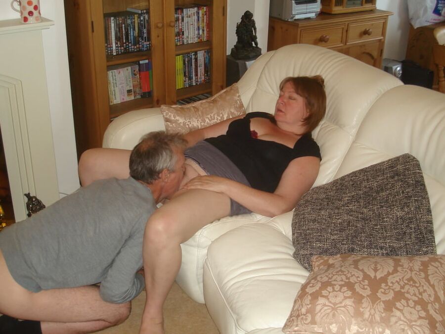 Granny Clare having oral sex with not her Bro