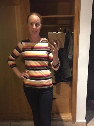 Skinny flat milf