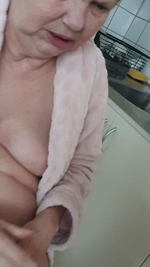 Old whore sucking dick dipped in piss