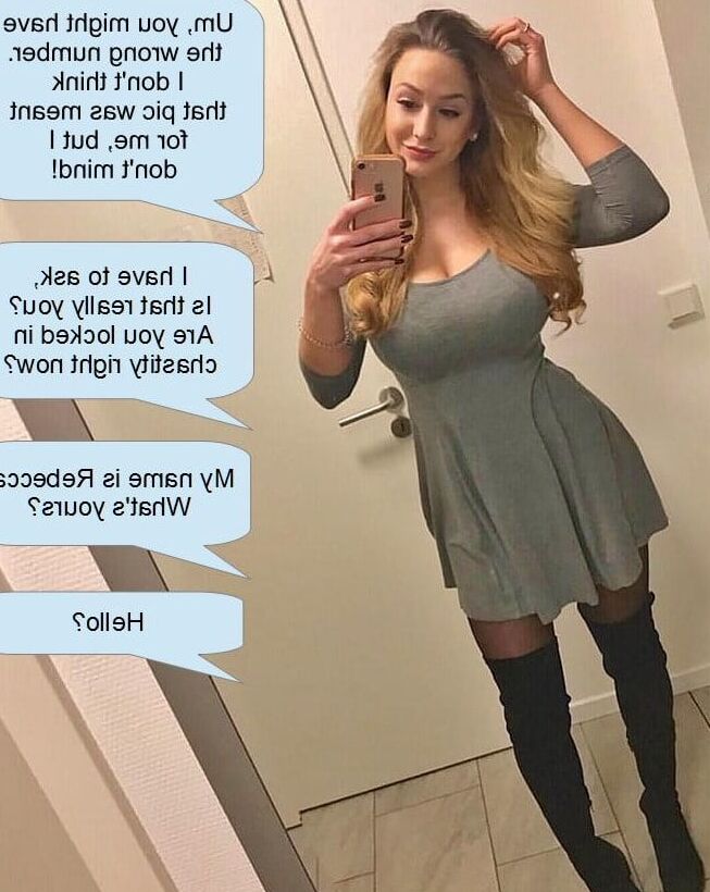 chastity captions