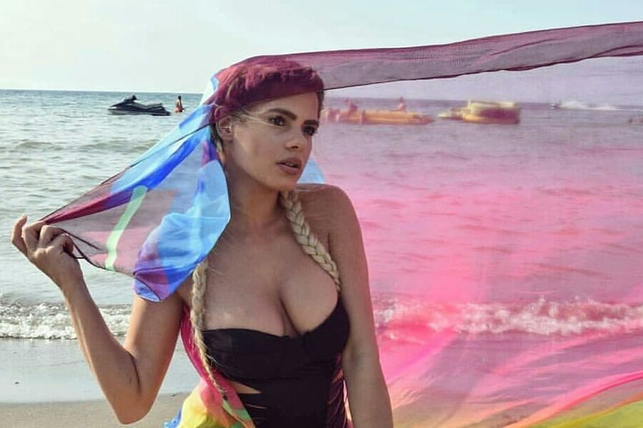 Serbian blonde whore girl big natural tits Marijana Zonjic