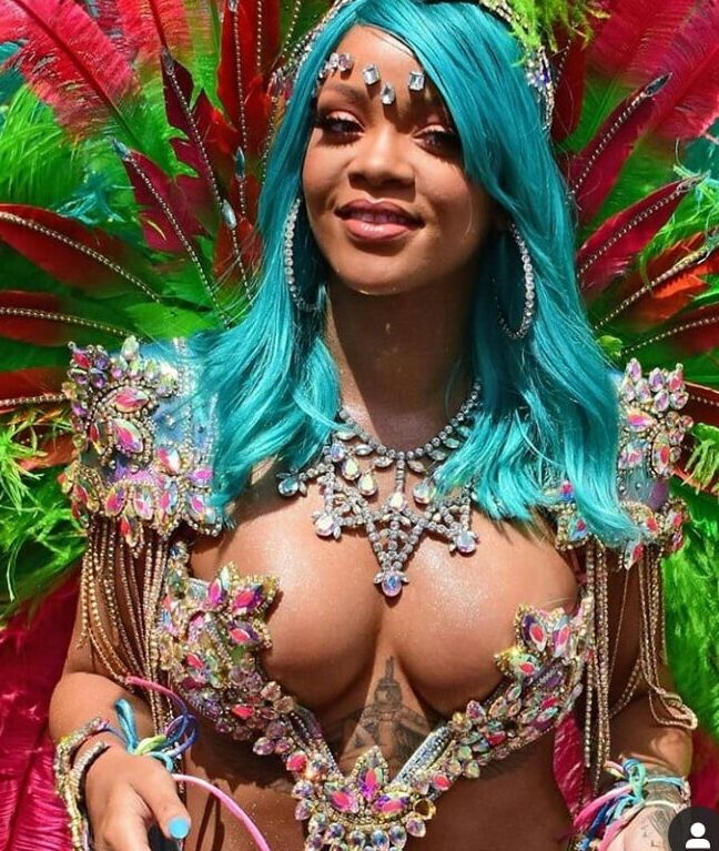 Sluty Rihanna in Barbados Festival