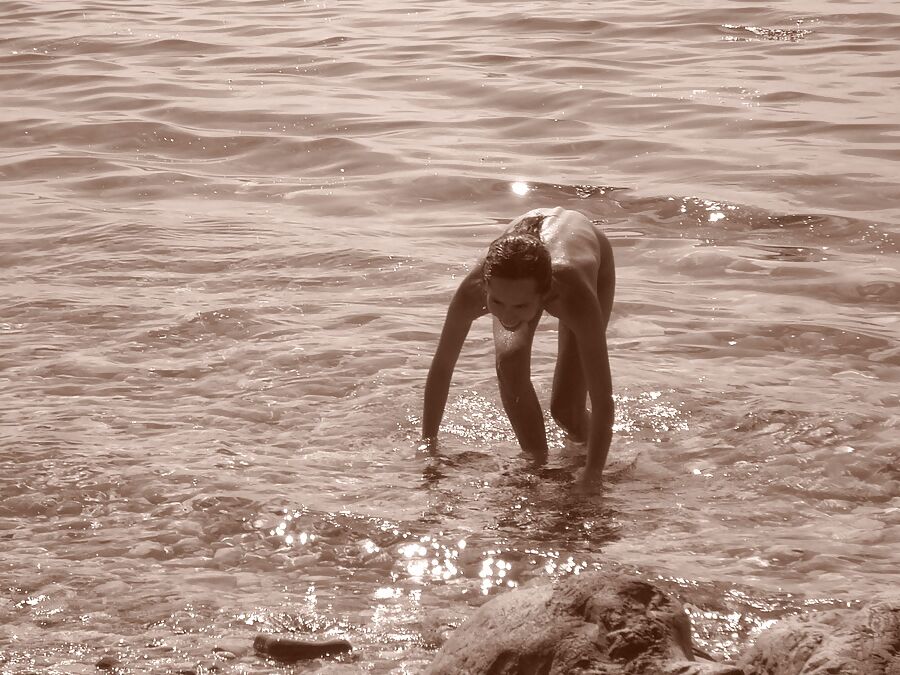 disfrutando