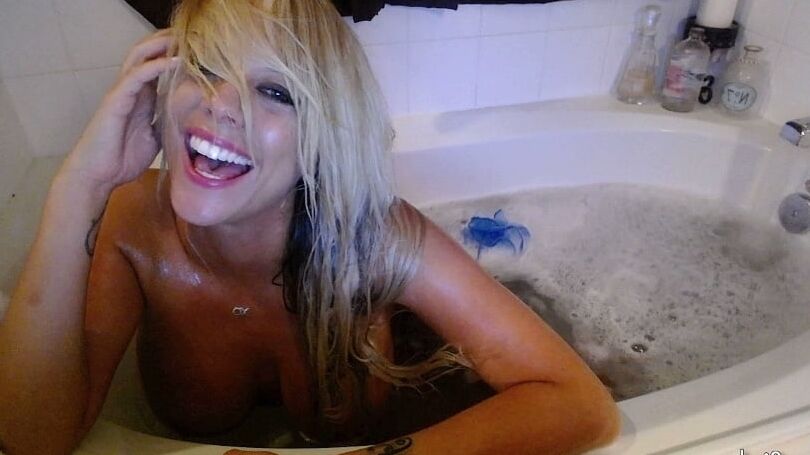 Wearing nothing but a smile