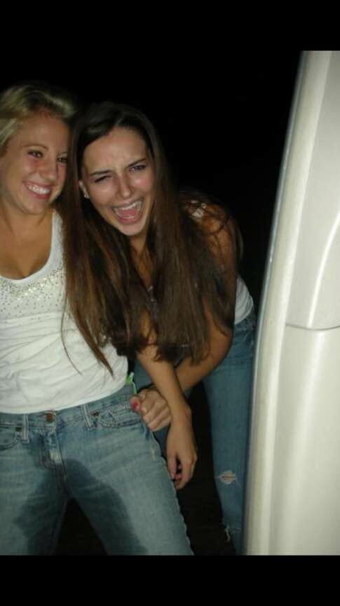 Wet pants