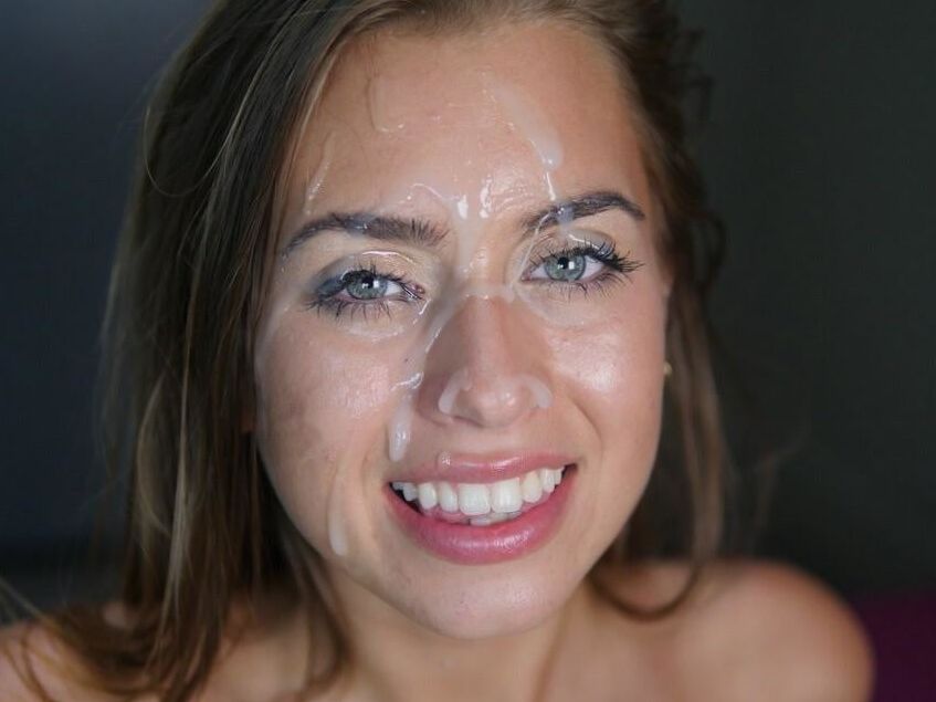 Sperma im Gesicht
