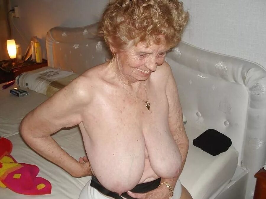 saggy udders of old whores