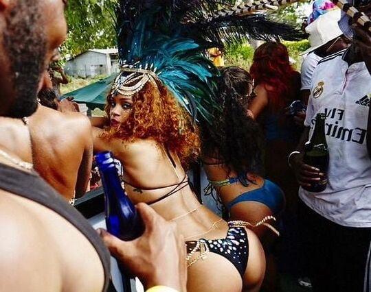 Sluty Rihanna in Barbados Festival