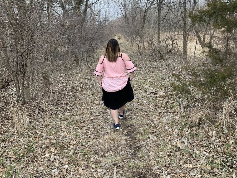 Sexy BBW Outdoor Pussy