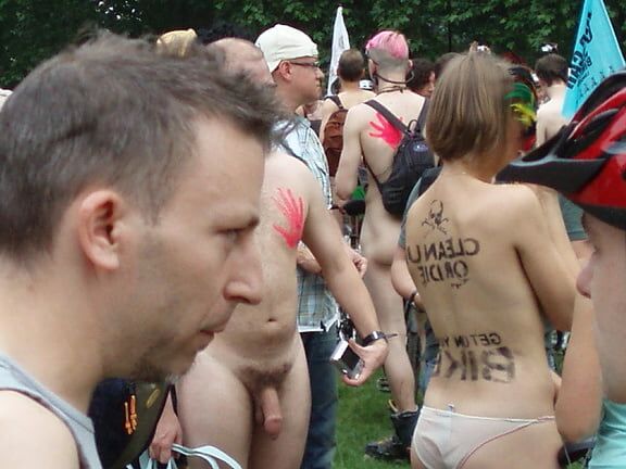 WNBR London mask rider