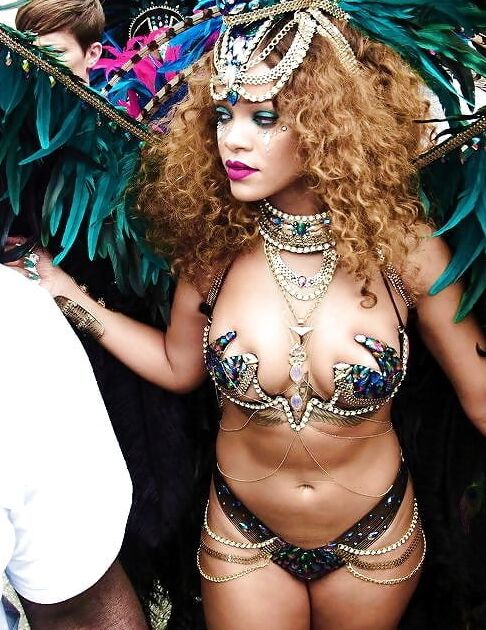 Sluty Rihanna in Barbados Festival