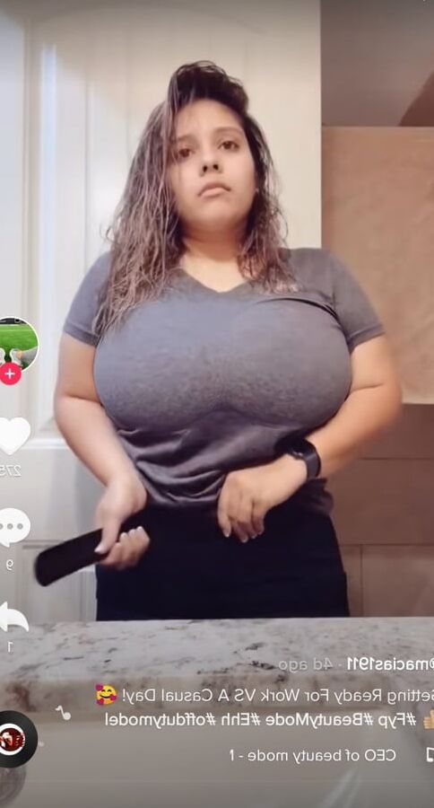 Tik Tok Cop with huge tits!