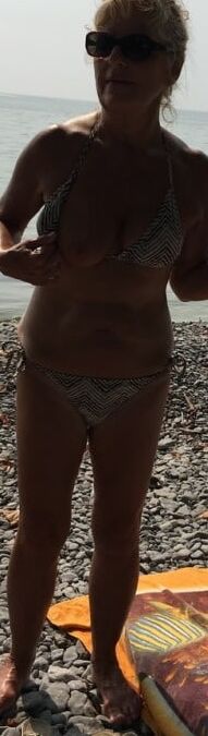 Bikini taupe &amp; green