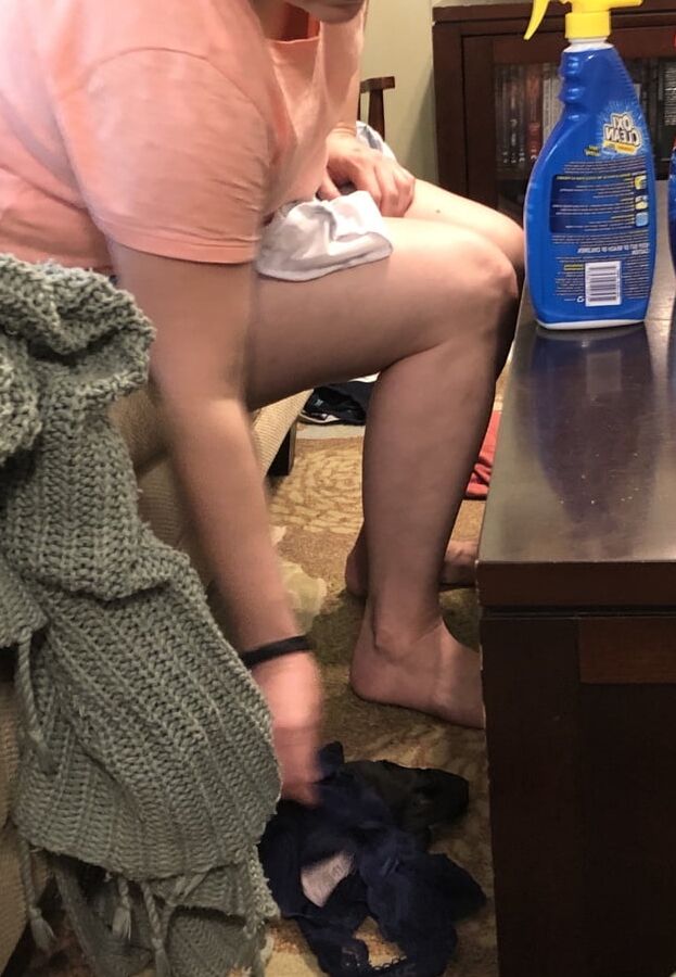 Her PJs, dress, panties and bra