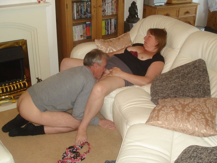 Granny Clare having oral sex with not her Bro