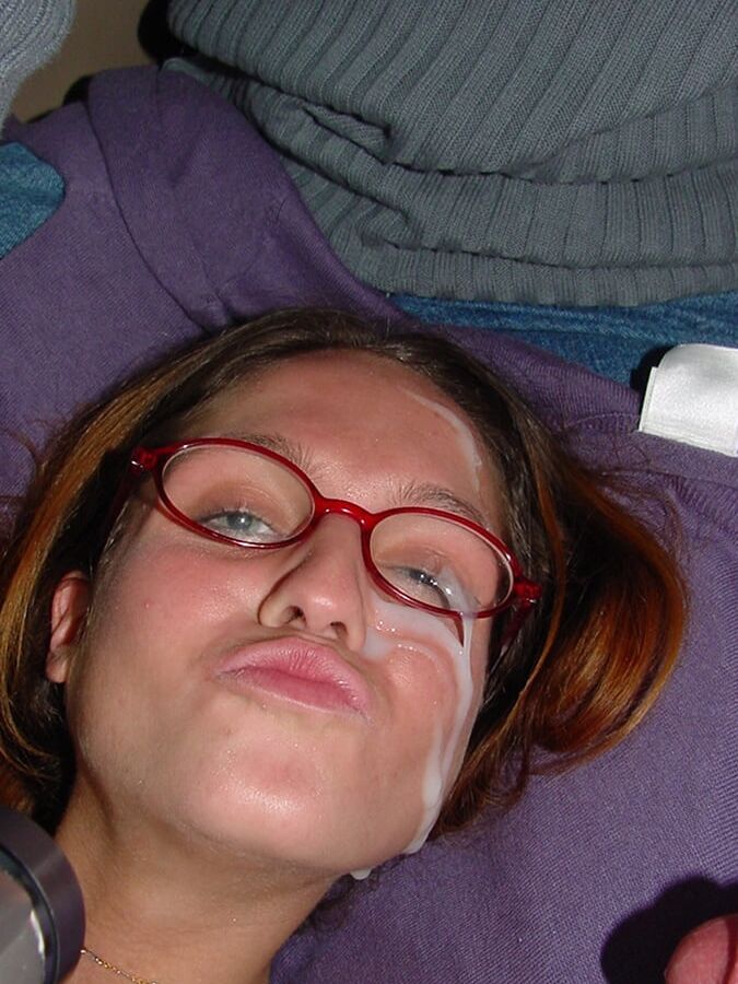 Cum on Mature Duckface