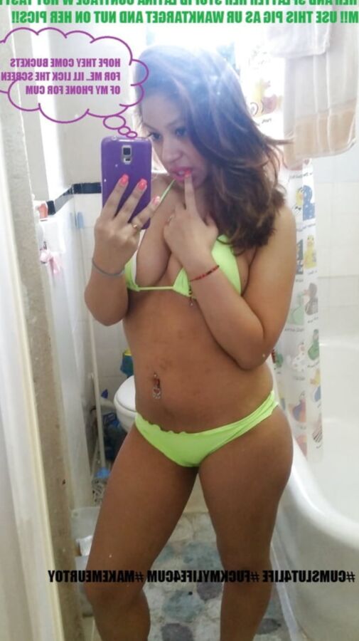 Captioned: Dirty LatinaMILF wants u to see this