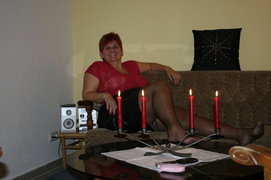 On the sofa ...