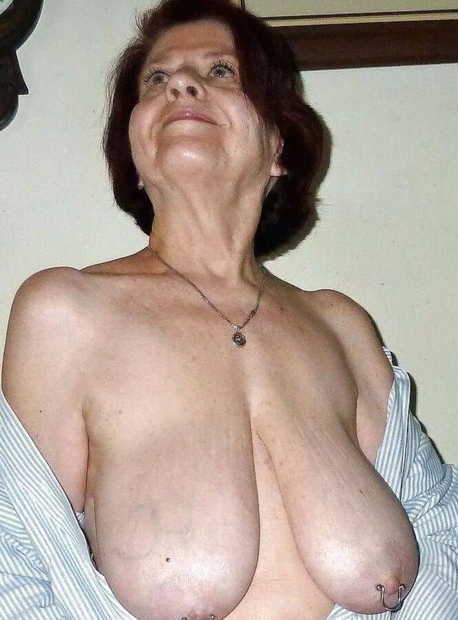 saggy udders of old whores
